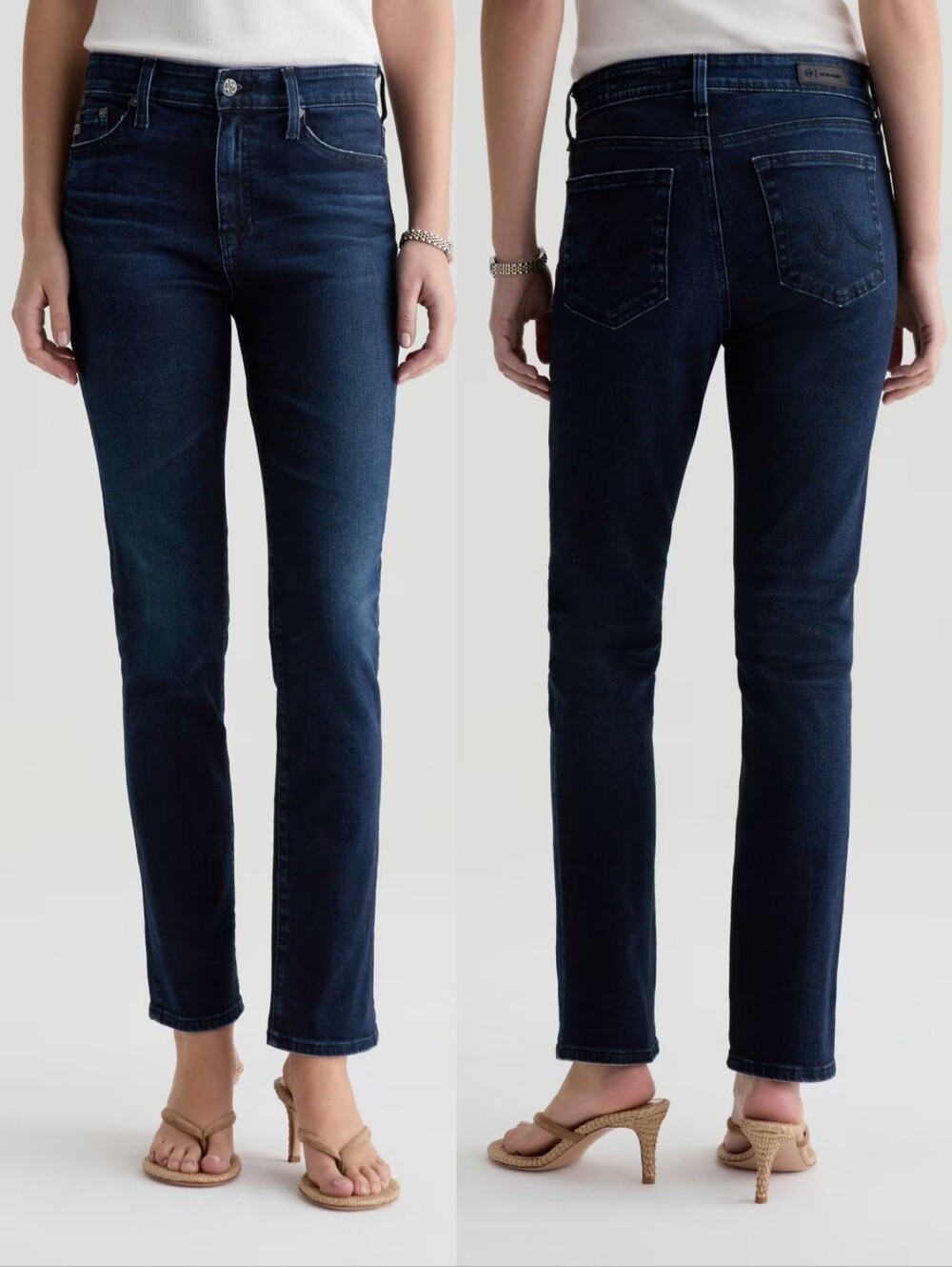Adriano Goldschmied AG Mari Jean Mid-Rise Slim Straight 3 Years Highrise Size 29